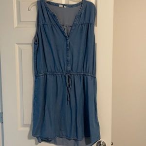 Denim romper